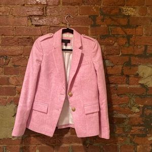 RARE J. Crew Pink Wool Blazer, Size 2